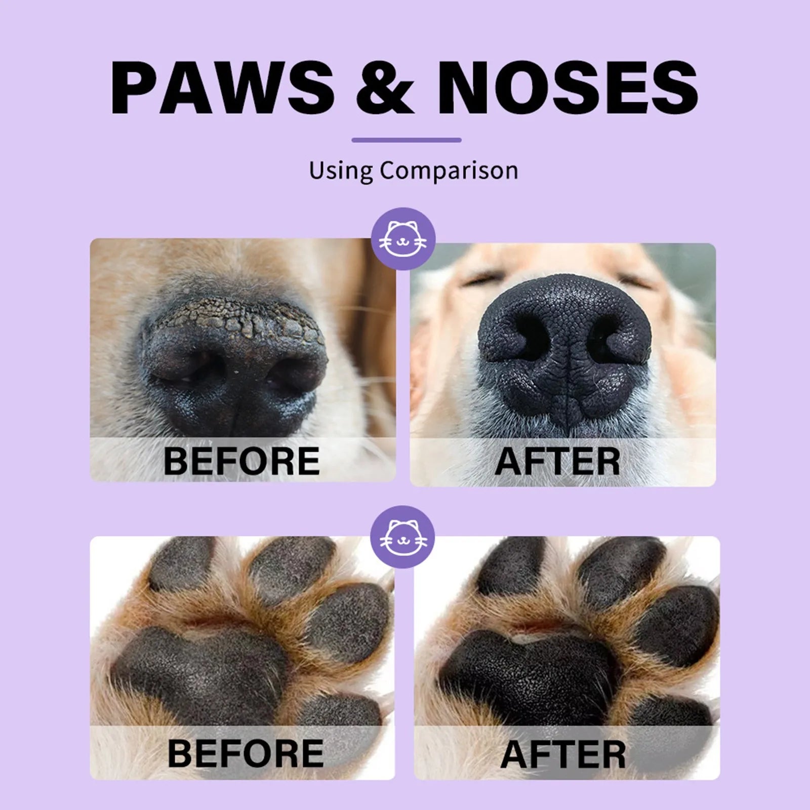 1PCS Dog Paw Balm Moisturizing Natural Cream Cat Paw Wax Nose Protector Moisturizer Pet Crack Feet Repair Winter Care Supplies